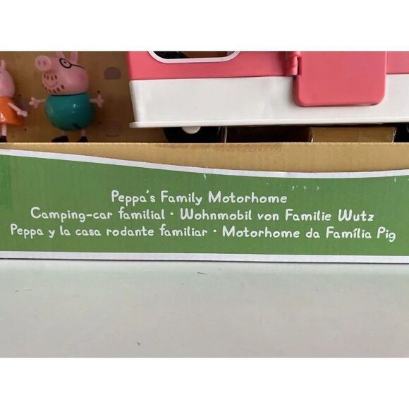 Peppa Pig Peppa’s Family MOTORHOME Vehicle To RV Playset With 4 Figures NEW - Picture 4 of 12